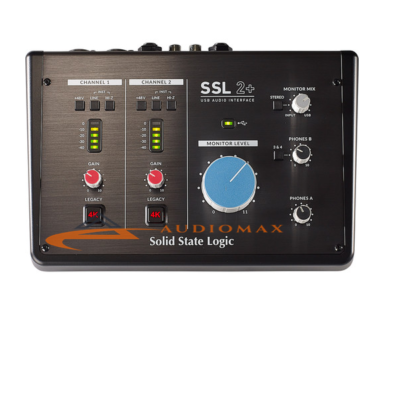 Solid State Logic SSL 2+ Desktop 2×4 USB Type-C Audio/MIDI Interface