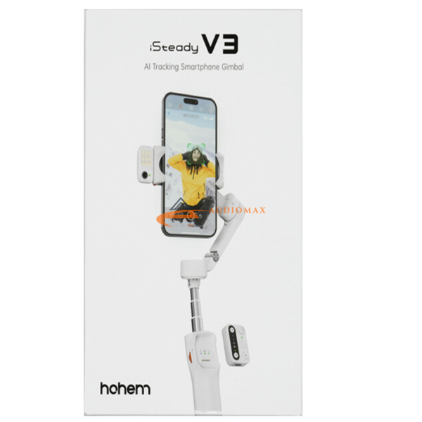 hohem iSteady V3 Gimbal Stabilizer for iPhone, 3-Axis Phone Gimbal, Magnetic AI Tracker - Image 3